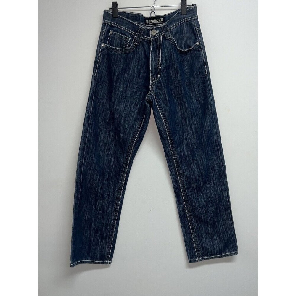 VINTAGE Southpole Blue Jeans Mens Size 30 X 30 Denim Y2K Hip Hop Skater Grunge